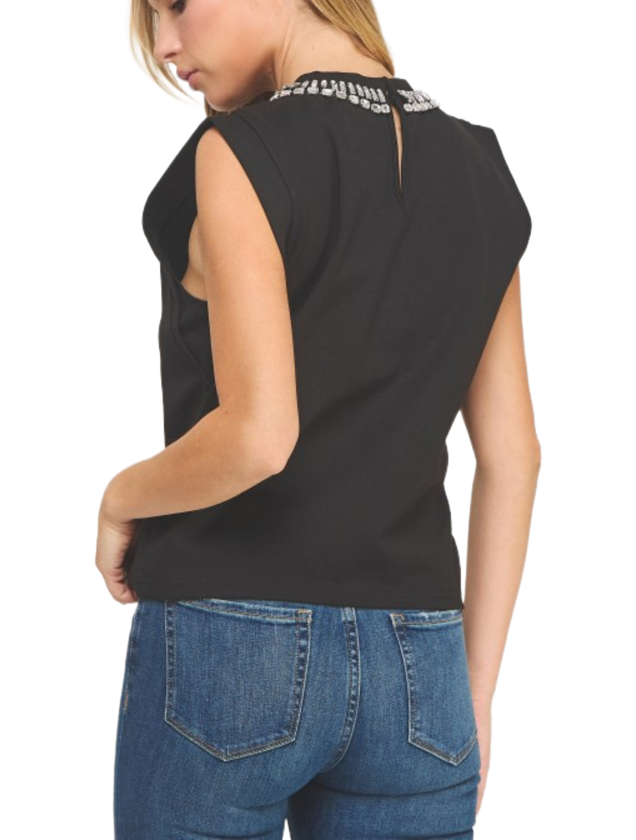 Cameo Embellishment Top