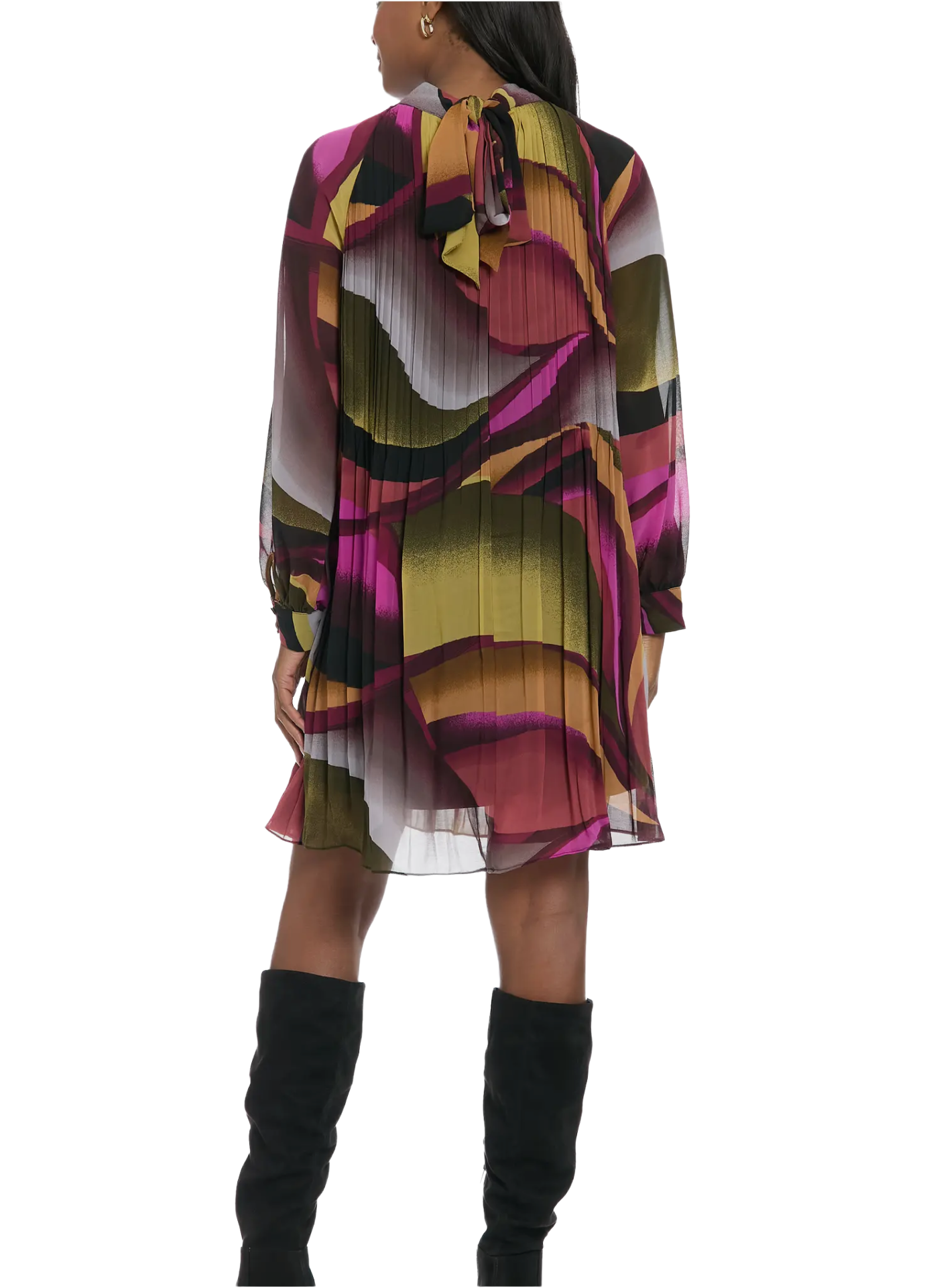 Tie Back Bishop Dress