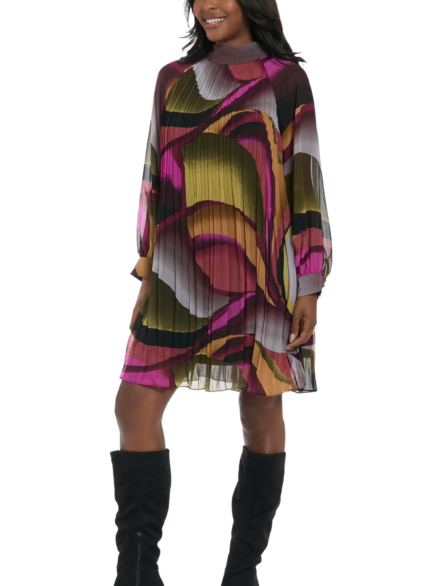 Tie Back Bishop Dress