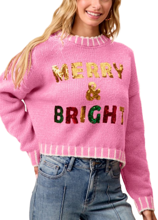 'Merry & Bright' Sweater