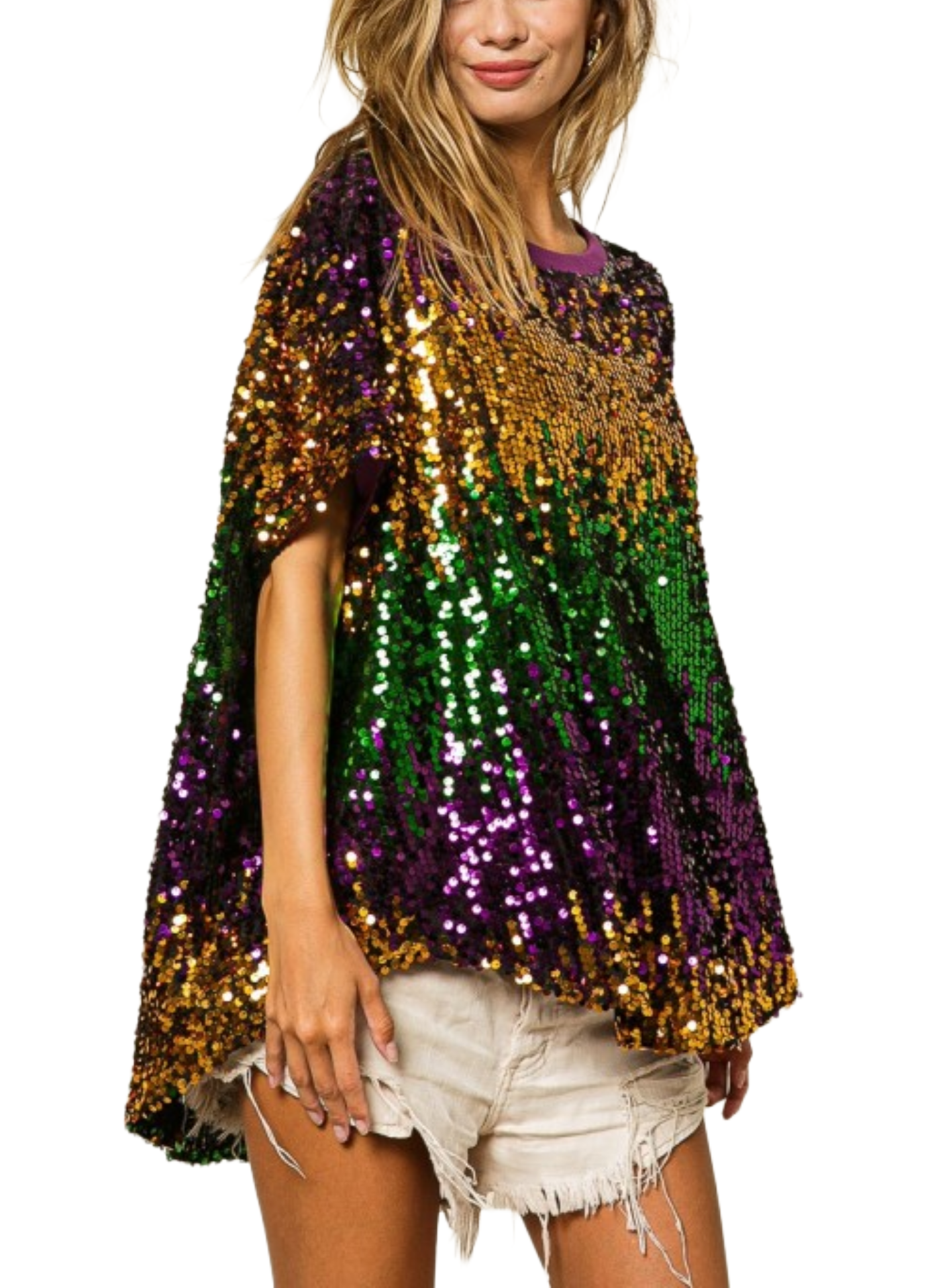 Sequin Carnivale Top