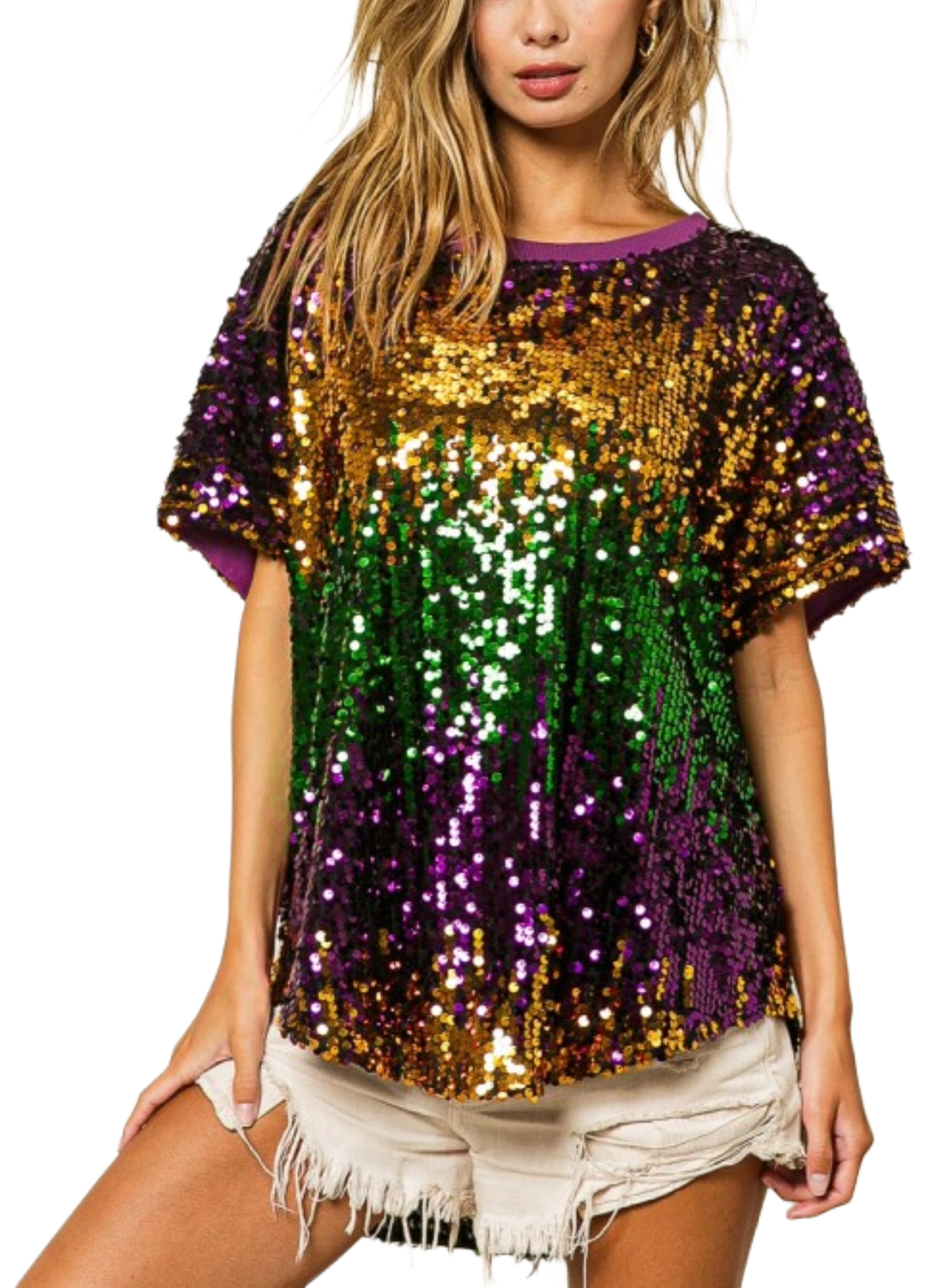 Sequin Carnivale Top
