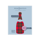Beau Bottles Red and Green Christmas Tartan - Prosecco