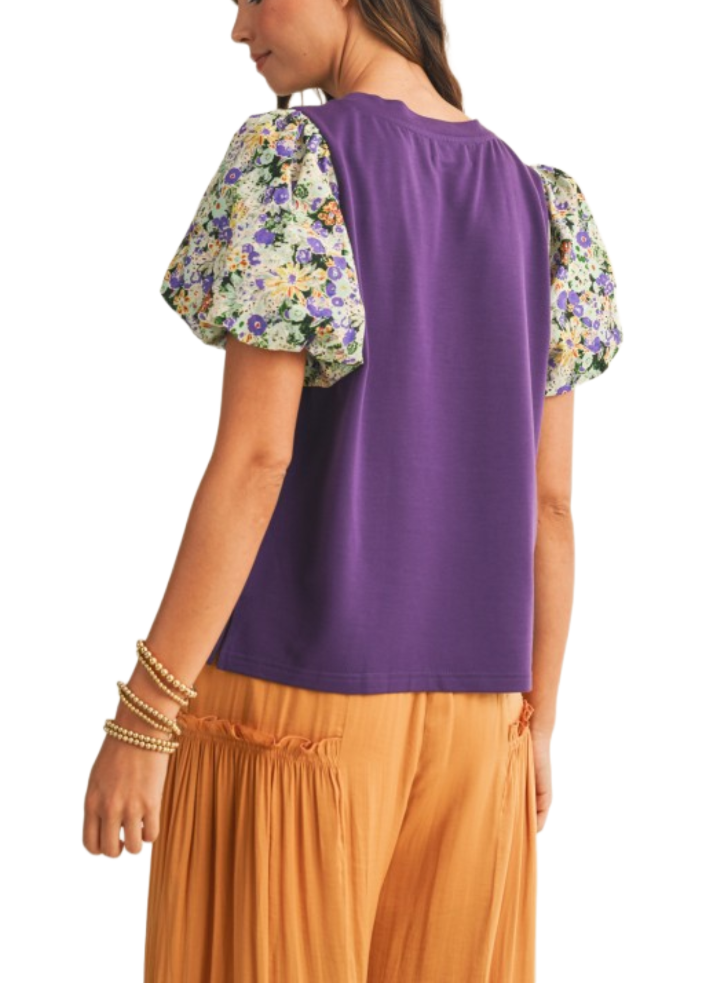 Floral Contrast Mardi Gras