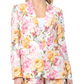 Bold Floral Linen Blazer