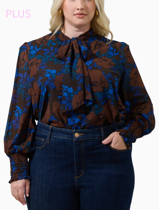 Lebanon Floral Top - Plus