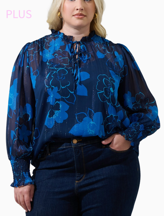 Bluford Floral Top - Plus
