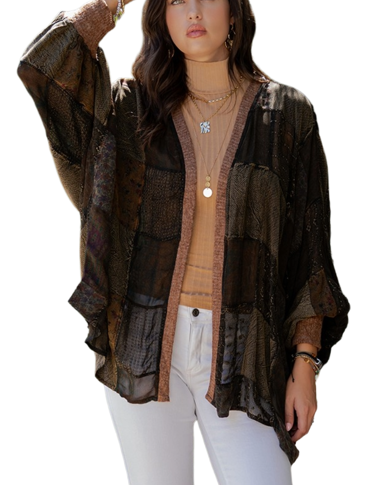 Amber Shrug Kimono