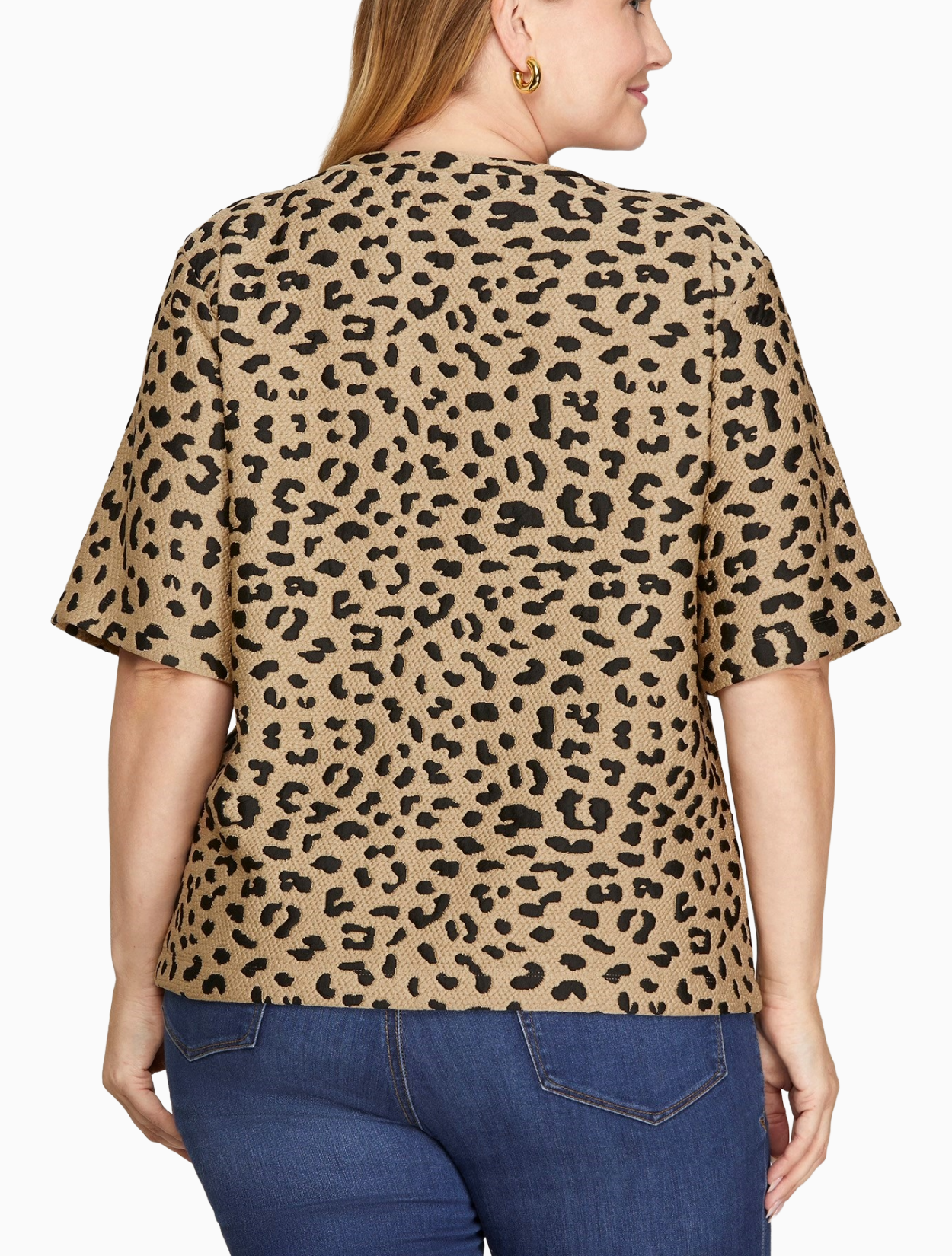 Rue Leopard Top - Plus