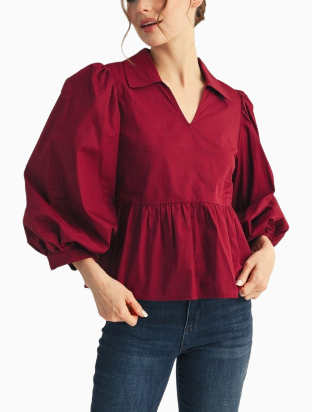 Maxine Peplum Top