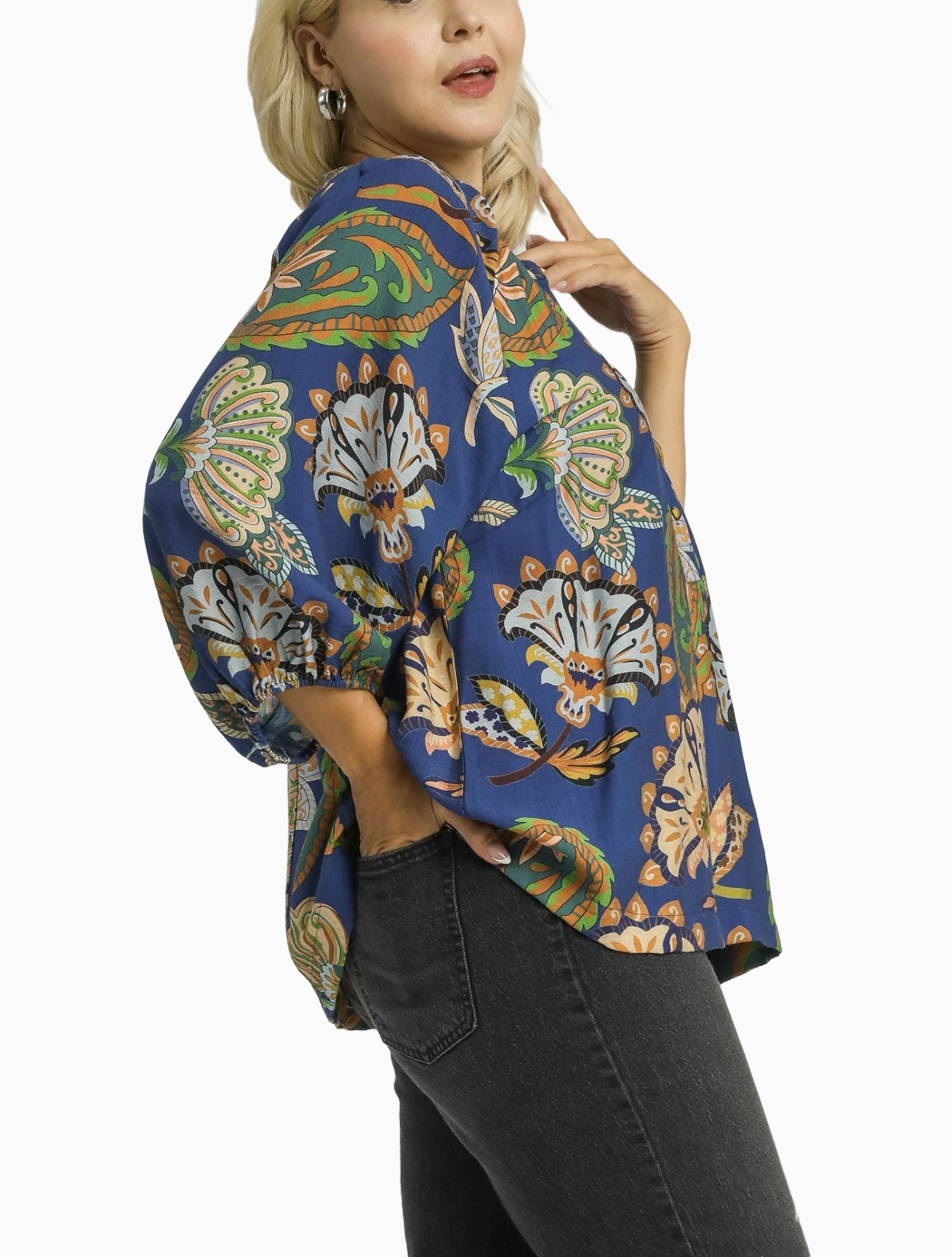 Isaline Floral Top - Plus