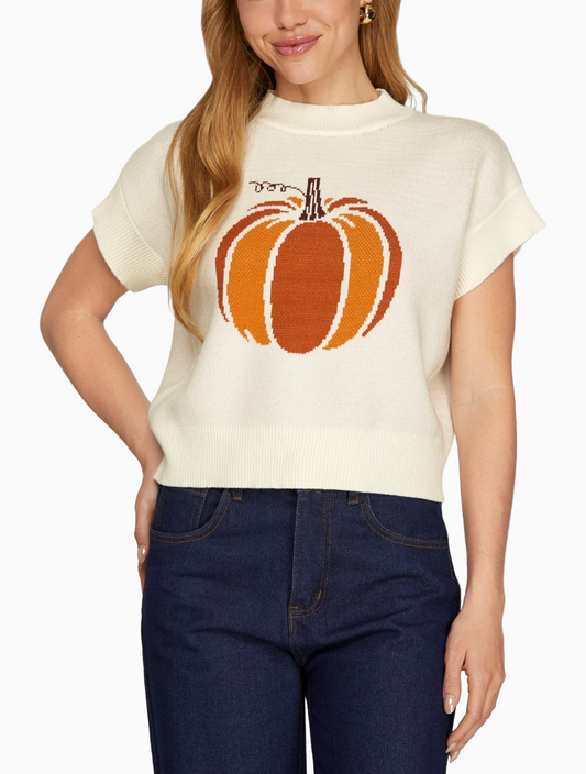 Halloween Pumpkin Sweater Top