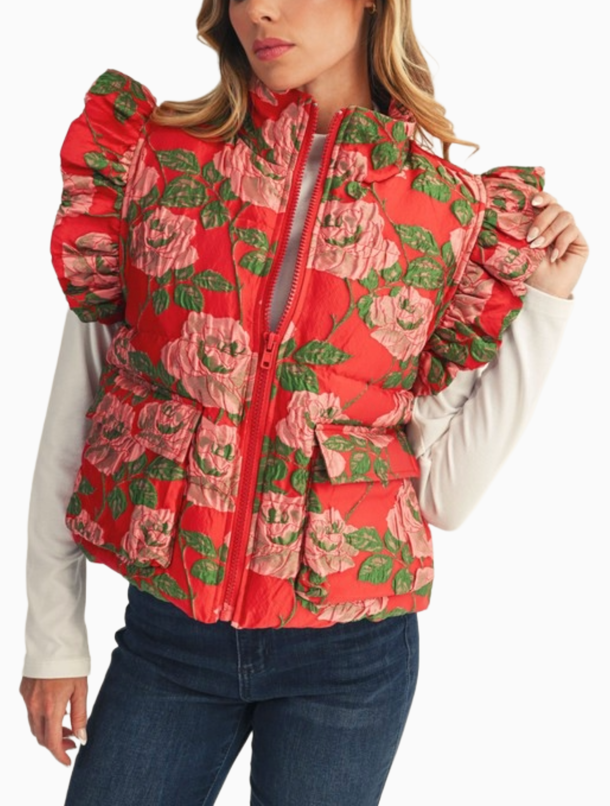 Bloomstruck Puffy Vest