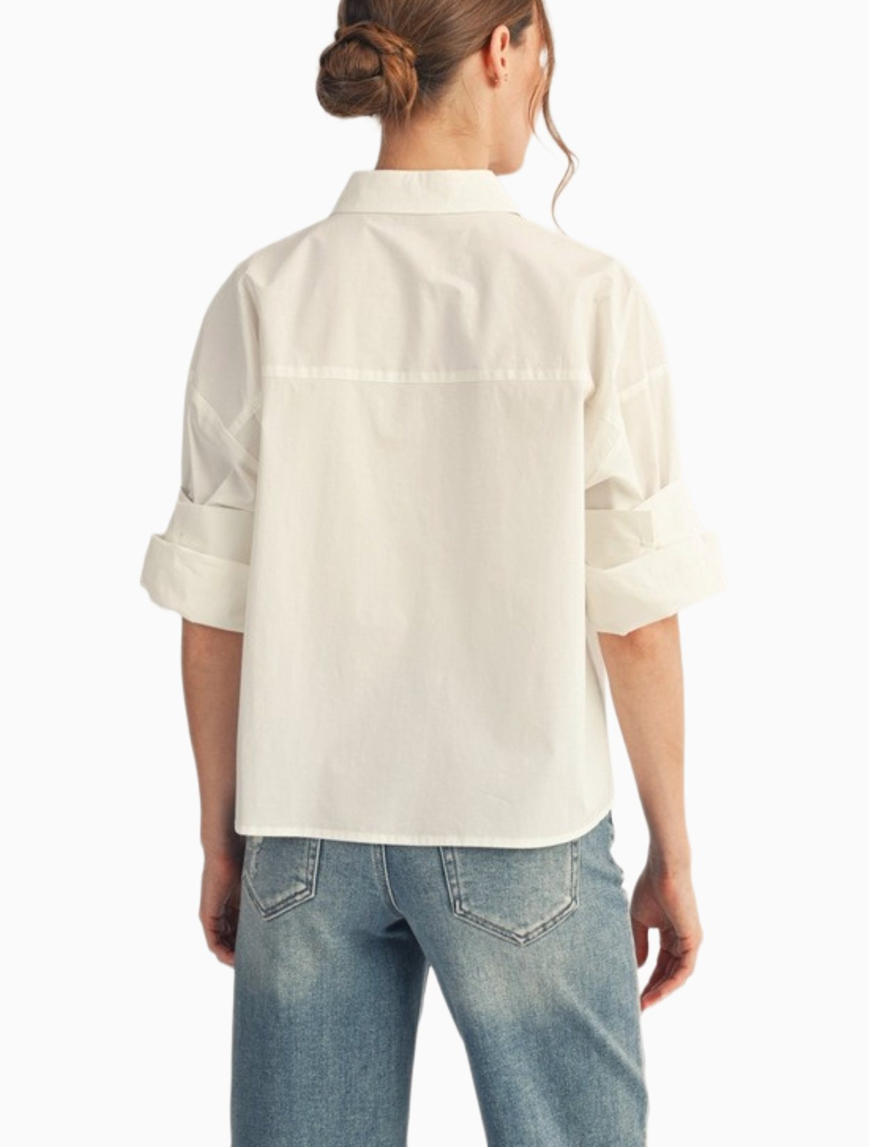 Multifold Button Down Top