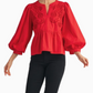Poppy Peplum Top
