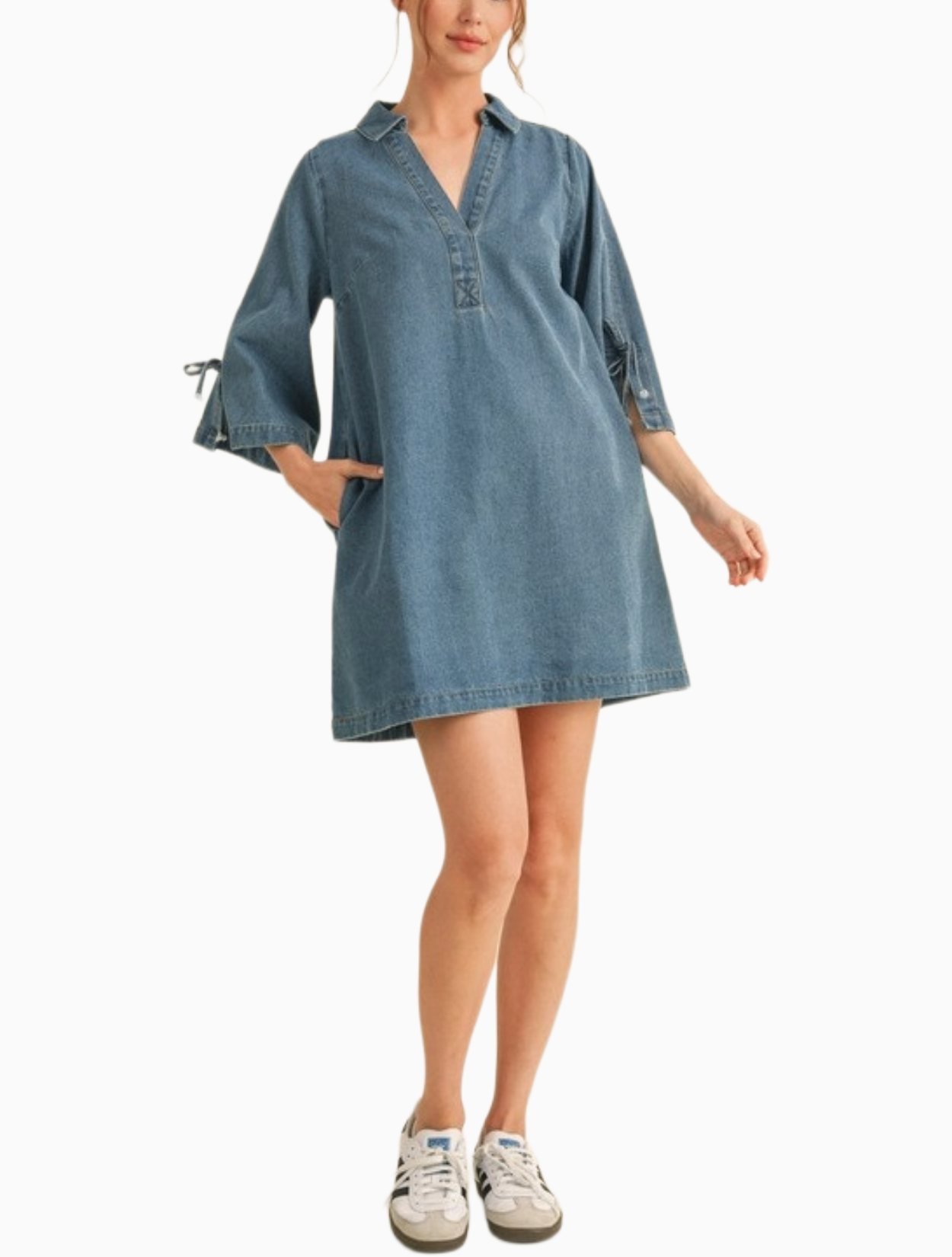 Take Flight Denim Dress