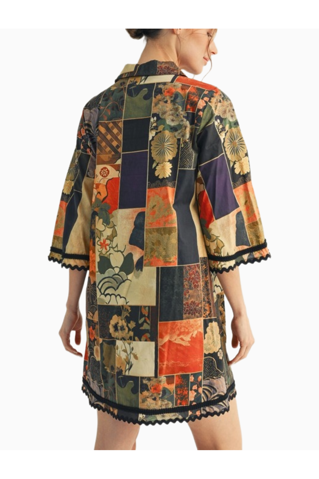 Botanical Patchwork Dress