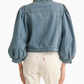 Saddler Denim Cropped Jacket