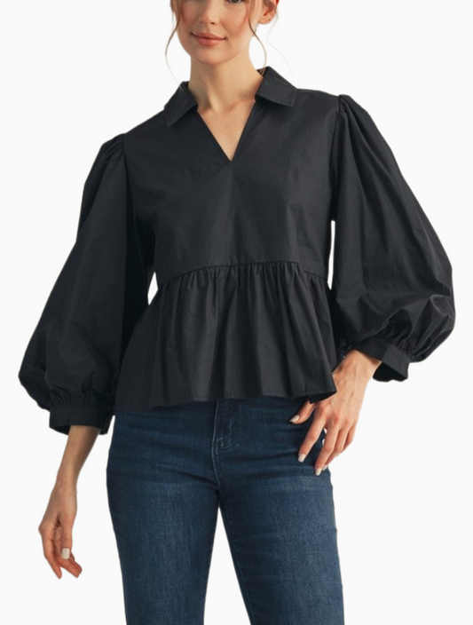 Maxine Peplum Top