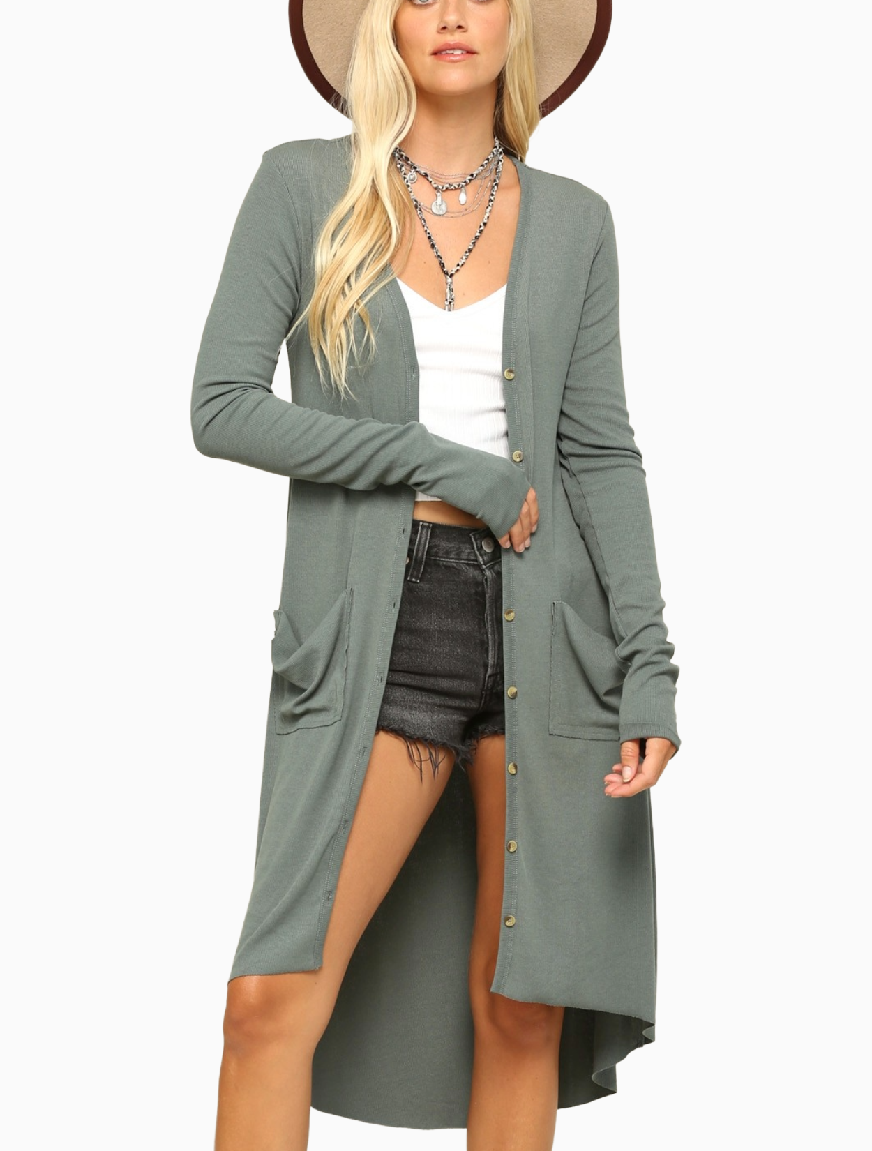 Postcard Duster Cardigan