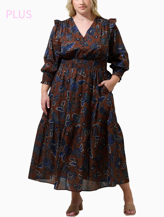 Marlina Midi Dress - Plus