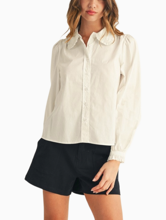 Dover Button Down Top