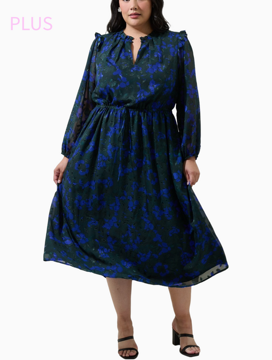 Sweetwater Midi Dress - Plus