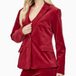 With Wine Corduroy Blazer