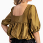 Noa Bubble Crop Top