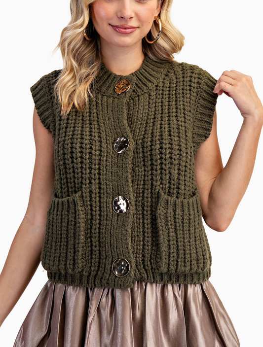 Olivie Knit Vest