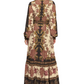 Medallion Flora Maxi Dress