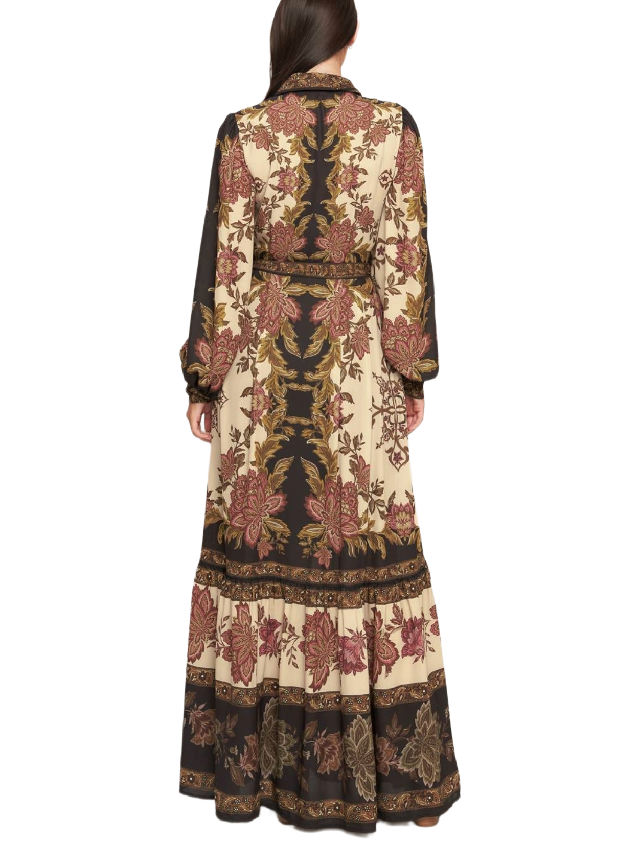 Medallion Flora Maxi Dress