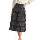 Unbridled Tiered Midi Skirt