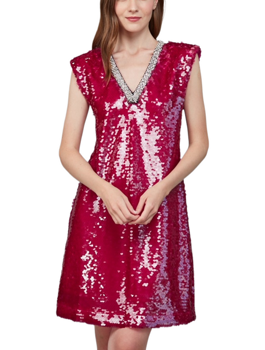 Rhinestone Ruby Dress