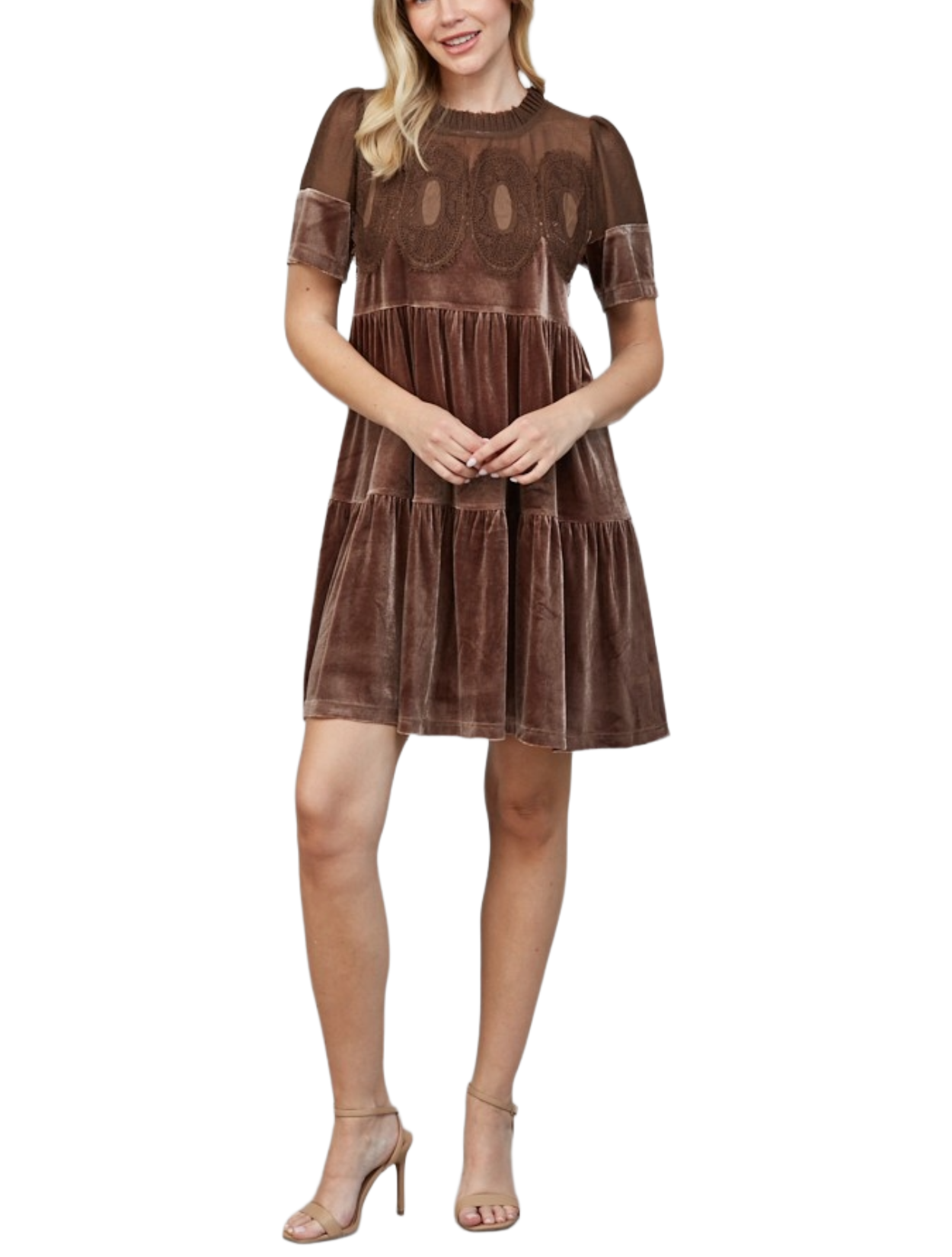 Choco Velvet Dress