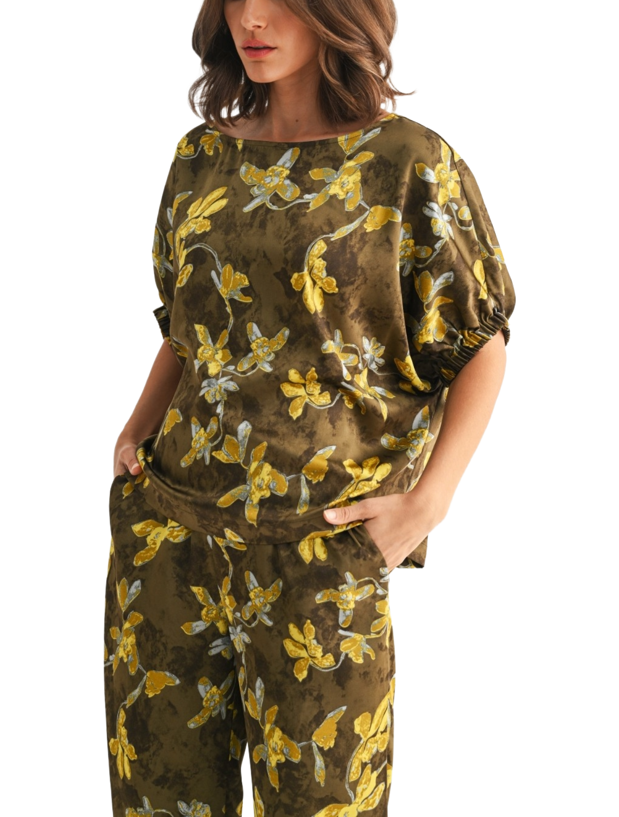 Sundown Olive Top