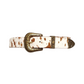 Genuine Brown Cow Leather Belt
