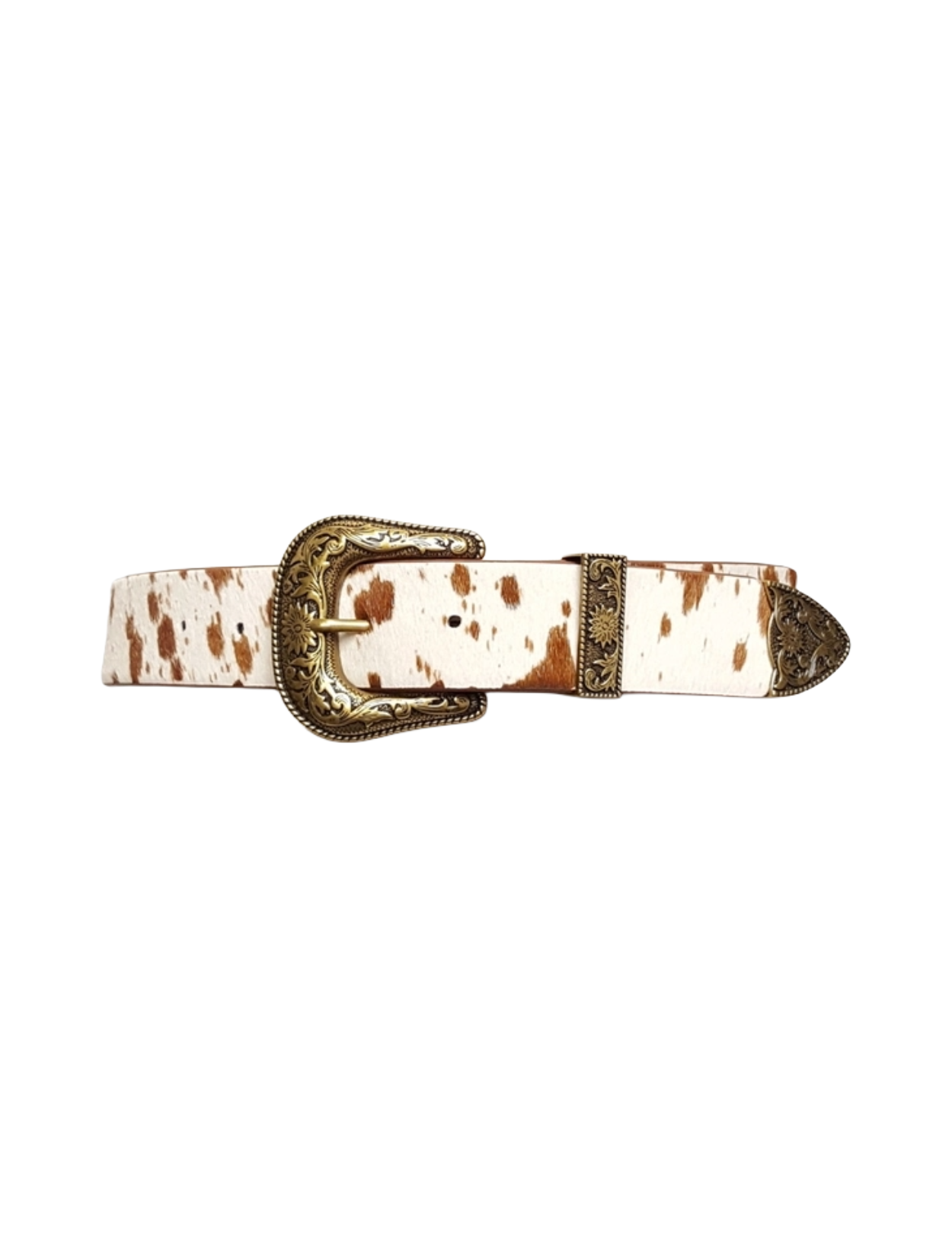 Genuine Brown Cow Leather Belt