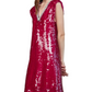 Rhinestone Ruby Dress