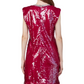 Rhinestone Ruby Dress