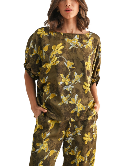 Sundown Olive Top