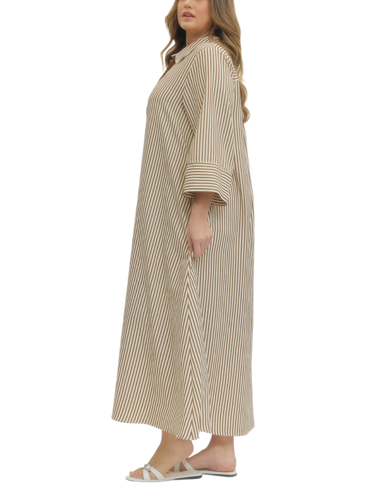 Bridleless Midi Dress - Plus