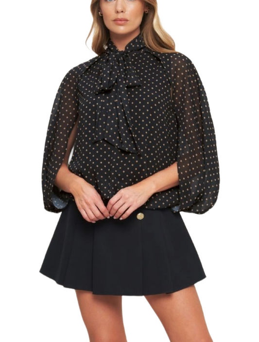 Dotted Bowie Capelet