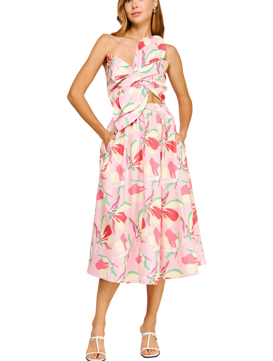 Florrie Knot Midi Dress