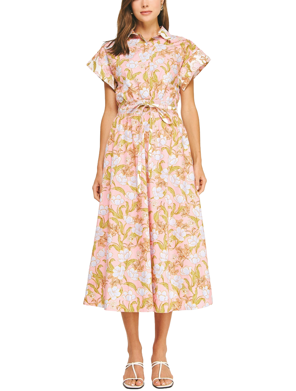 Carnation Colorblock Midi Dress