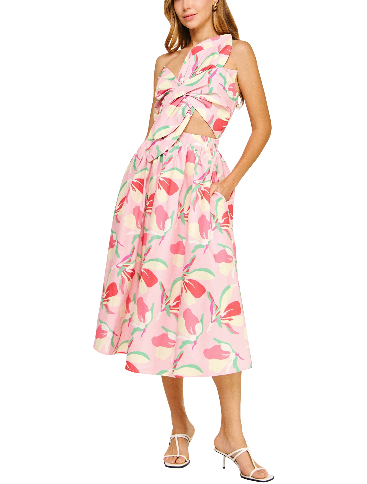 Florrie Knot Midi Dress