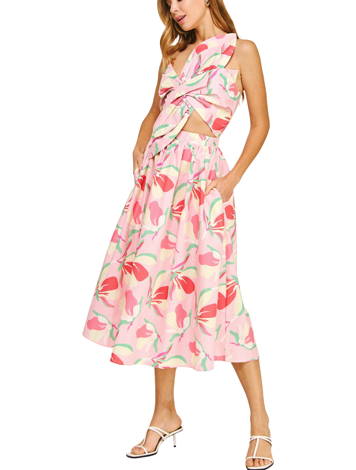 Florrie Knot Midi Dress