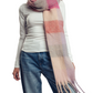 Multi Plaid Fringe Scarf