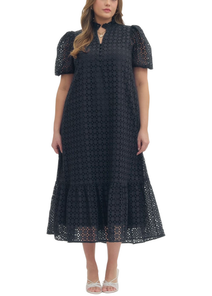 Nantucket Eyelet Dress - Plus