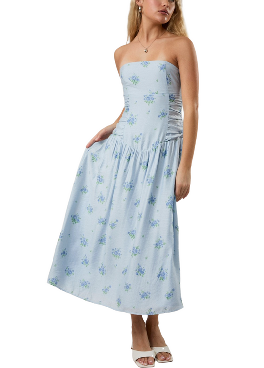 Babys Blue Maxi Dress